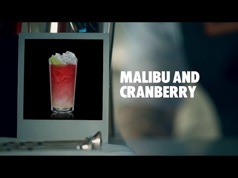 MALIBU AND CRANBERRY DRINK RECIPE - HOW TO MIX