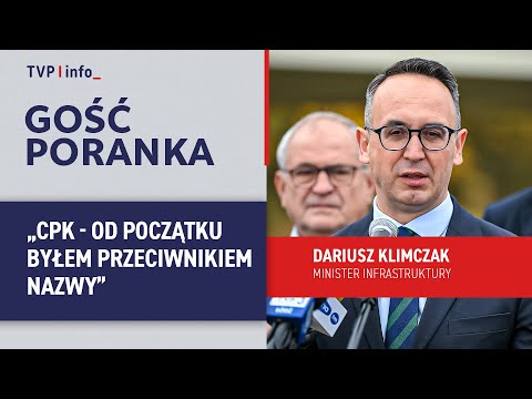 Dariusz Klimczak: the name of the CPK will be changed because the project has been changed | MORN...