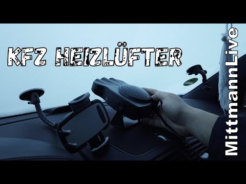 KFZ Heizlüfter für die Windschutzscheibe zum ENTEISEN / KFZ GADGETS MIT MittmannLive