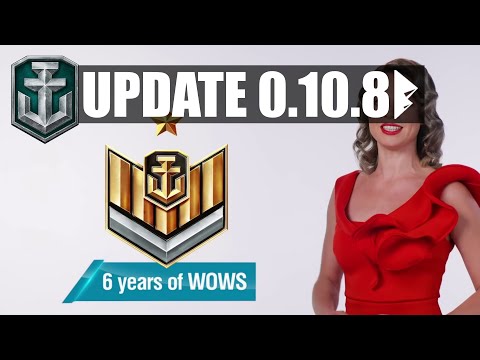 PATCH 0.10.8 - RUS CVs, Konvoi & 6. Jubiläum- World of Warships | [Info] [Deutsch] [60fps]