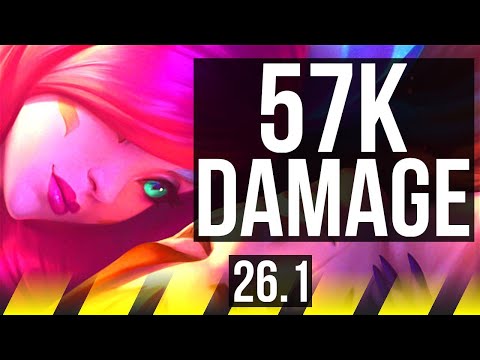 XAYAH & Rakan vs APHELIOS & Thresh (ADC) | 57K damage | KR Challenger | 26.1