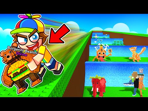 Using INFINITE SPEED To Escape Tsunami for Brainrots...