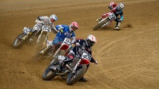 preview picture of video '2014 Peoria TT - Heat Races - AMA Pro Flat Track'