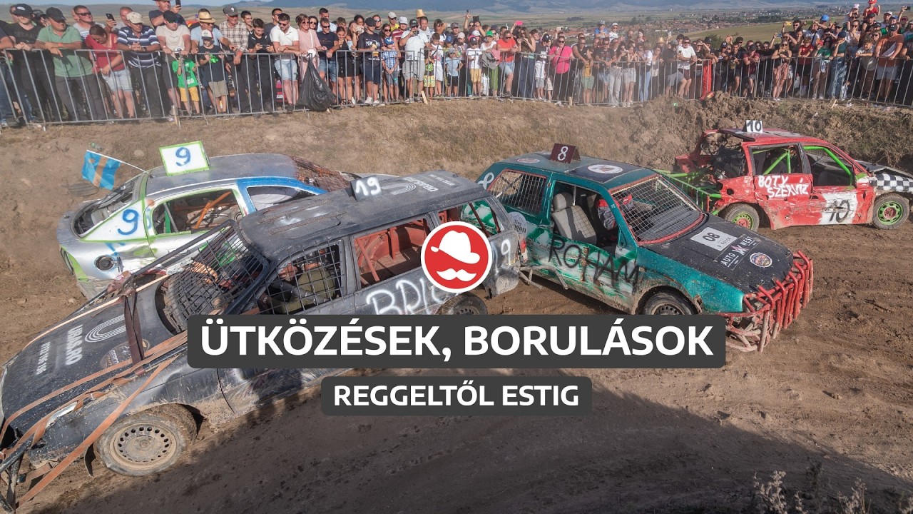 Csíkszentkirályi roncsderbi rekordszámú résztvevővel