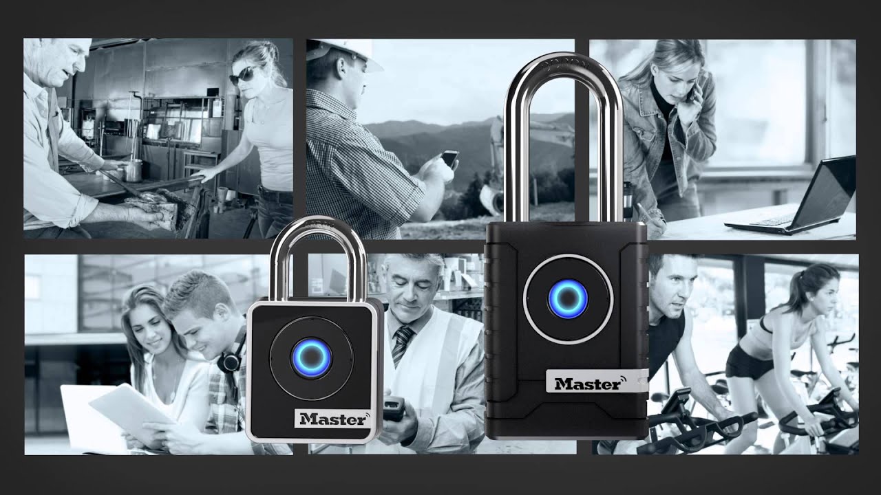 Masterlock Cadenas Bluetooth Noir/Argent