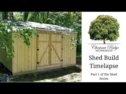 Building a Storage Shed In 3 Minutes