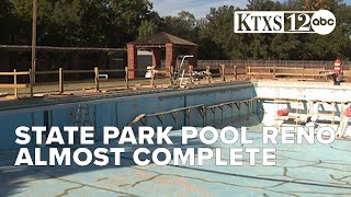 Abilene State Park pool renovation nears completion