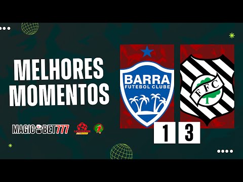 Gols e lances de Barra x Figueirense