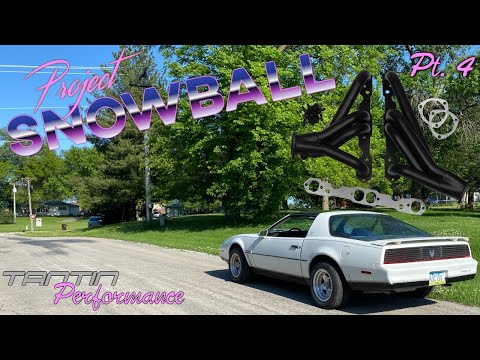 Header Install on my Third Gen Trans Am (Project SnowBall)
