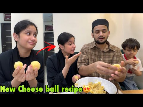 Fariha mujhpe gussah horahi cheeseball banate hoye😂