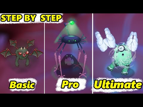 Shadow Islet Evolution: Step by Step and Full Song (My Singing Monsters)
