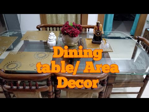 Dining Table Decor | Dining Area Decor ideas #diningtabledecor Video