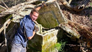 Clearing The Abandoned Spring House! | Off Grid Water Source?