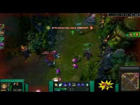 League of Legends : Ezreal,Thresh bot vs Draven,Leona [HD] -ArTv1Zion   DK