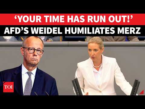 ‘Germany Is Broke, Thanks To You!’: AfD’s Weidel HAMMERS Merz After Landslide Victory | Watch