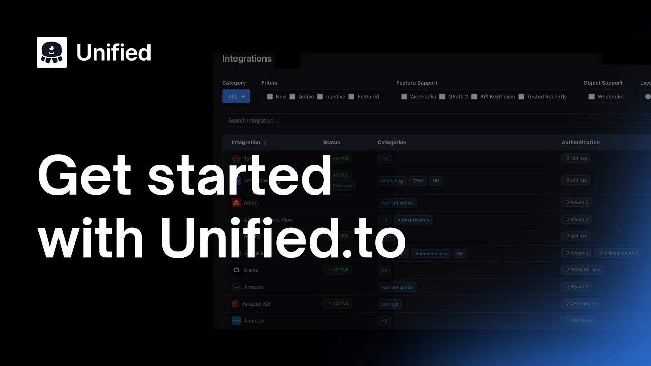 Unified.to video preview