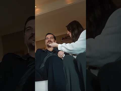 Eşref Rüya kamera arkasından Çağatay Ulusoy'la Demet Özdemir sempatisi... #eşrefrüya