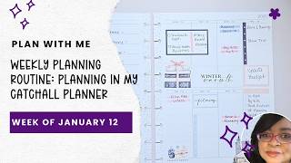 Plan with Me: Weekly Planning in my Catchall Planner