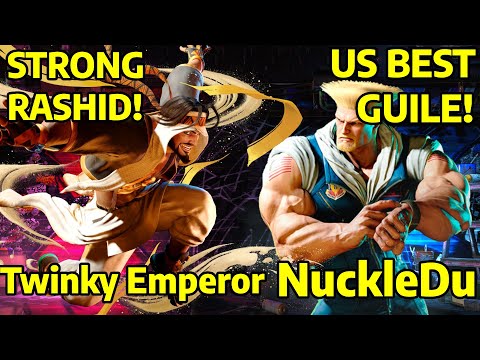 Street Fighter 6 ➥ Twinky Emperor (RASHID) VS NuckleDu (GUILE) 4K Master Ranks