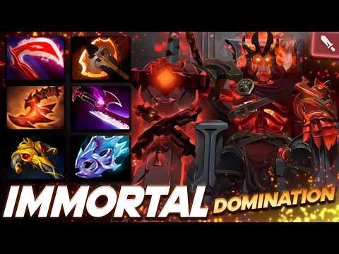 Wraith King Immortal Domination - Dota 2 Pro Gameplay [Watch & Learn]