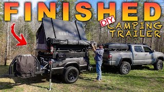 My DIY Truck Bed Camping Trailer is FINISHED | NEW Air Shocks, Corner Jacks & More...