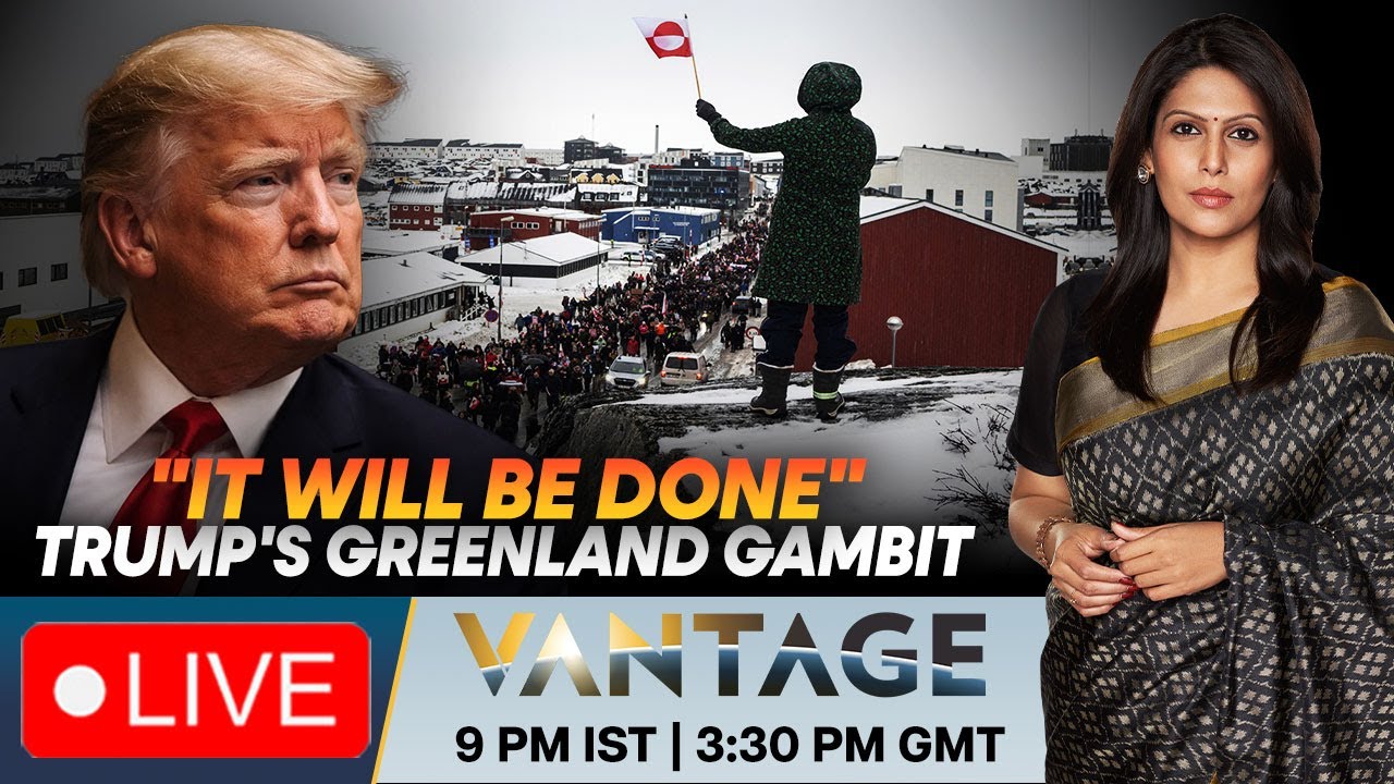 LIVE: Europe Slams Trump's Tariff "Blackmail" To Take Over Greenland | Vantage with Palki Sharma