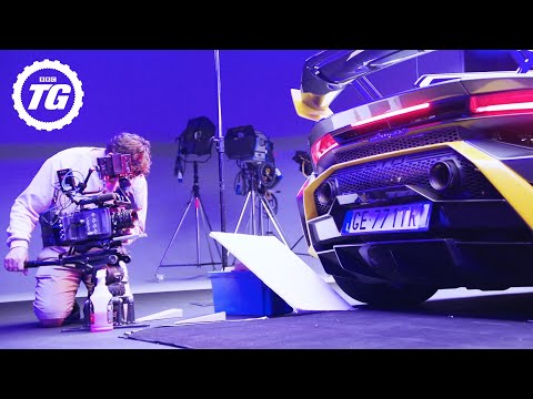Secrets of Filming Cars: Behind the Scenes | Capturing the Lambo Huracán STO and Sián | Top Gear