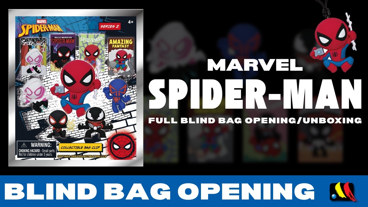 Spider-Man Series 2 Blind Bag Bag Clips - FULL Opening/Unboxing - Monogram International Inc.