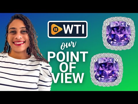 Cubic Zirconia Earrings Studs - WTI product video review