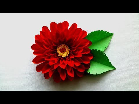 Aster Flower from Paper - Aster  Flower DIY