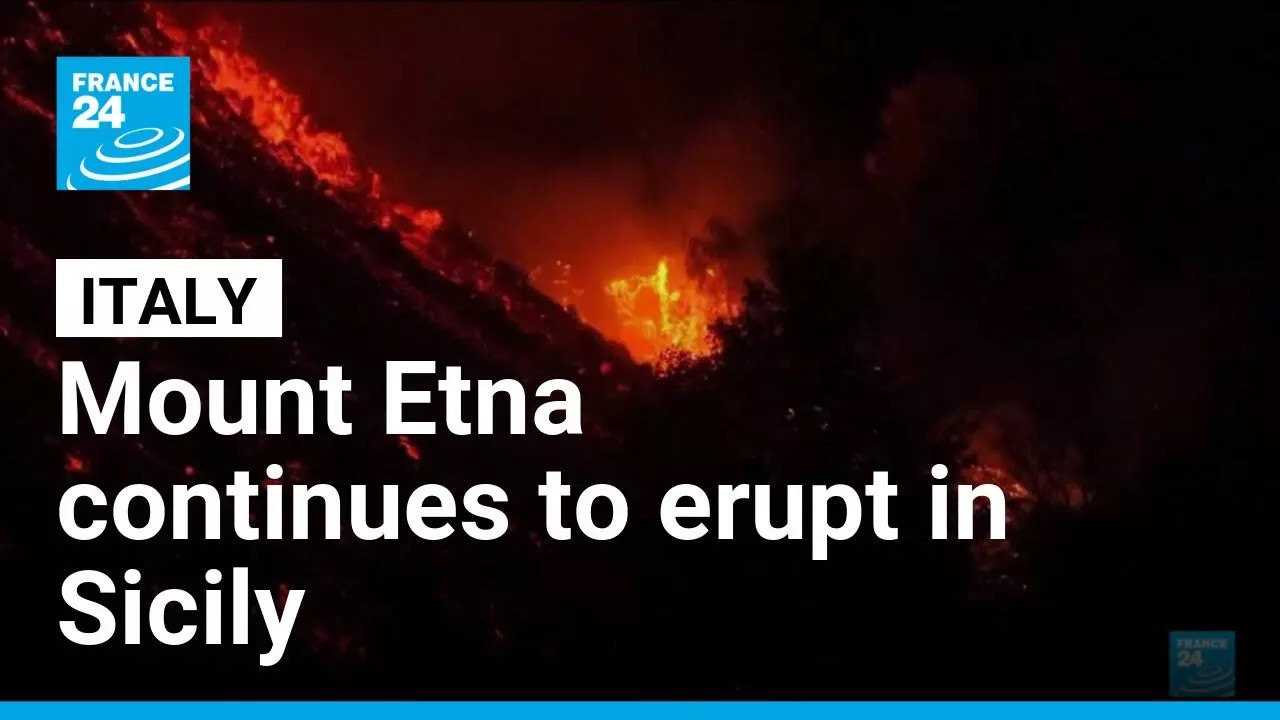 Mount Etna continues to erupt in Italy • FRANCE 24 English
