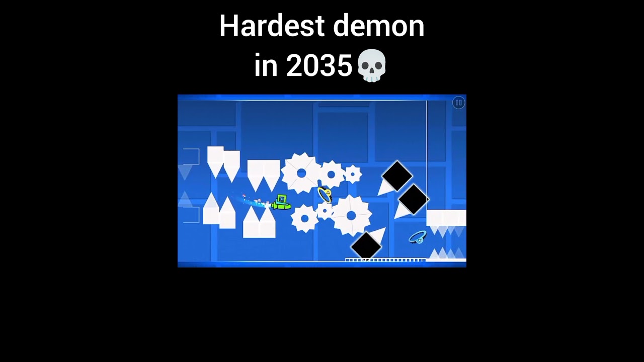 Top 1 demon in 2035💀 #memes #geometrydash #impossible