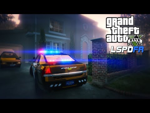 Scary silent alarm at midnight (GTA 5: LSPDFR GAMEPLAY)