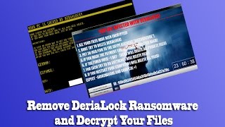 Remove DeriaLock Ransomware and Decrypt Your Files