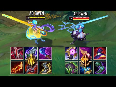 AD GWEN vs AP GWEN FULL BUILD FIGHTS & Best Gwen Moments!