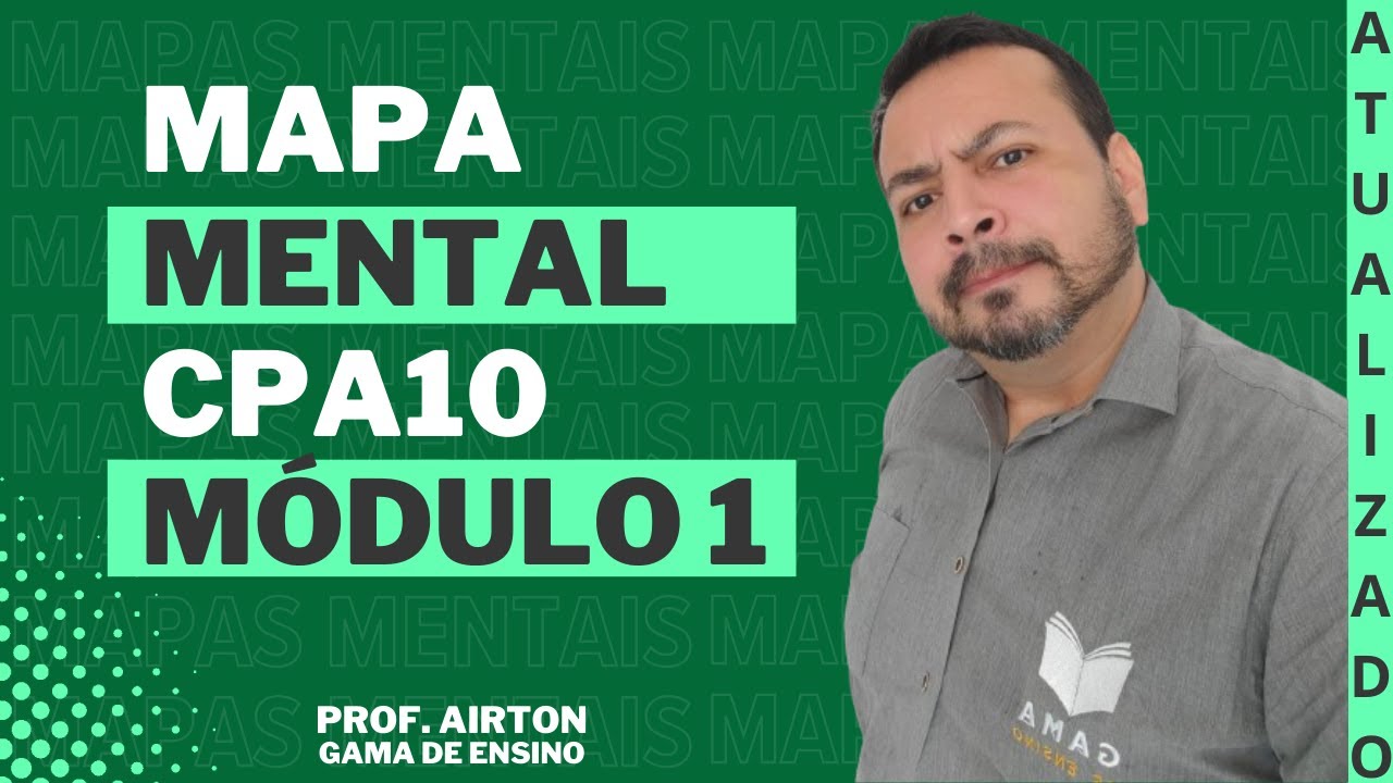 CPA10 MÓDULO 1 | MAPA MENTAL | RESUMO