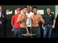 RYAN GARCIA VS. JOSE LOPEZ - FULL WEIGH IN & FACE OFF VIDEO