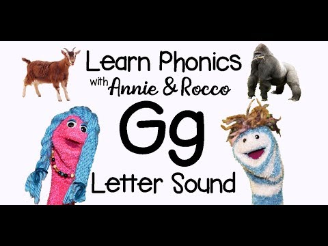 Learn Letter Sounds - Letter G | Alphabet Fun Phonics Song | Puppets | Storytime with Annie & Rocco