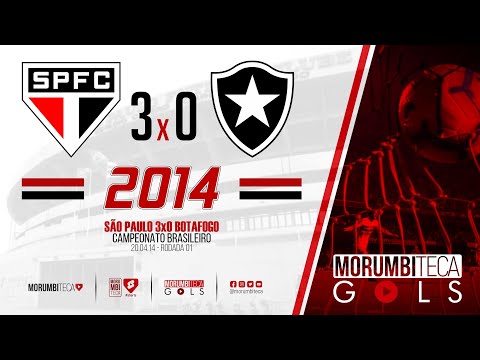 São Paulo 3x0 Botafogo - Brasileiro - Rodada 01 - 20/04/2014