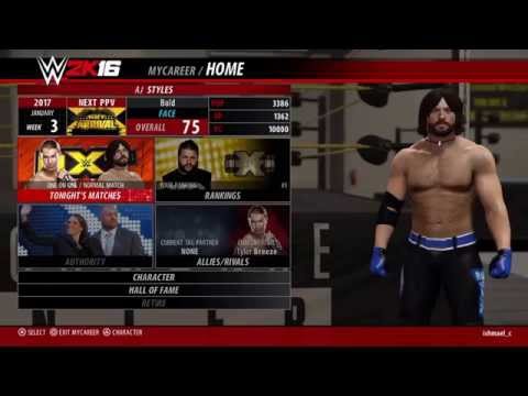 WWE 2K16: AJ Styles Career Mode Part 33