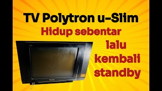 Download lagu TV Polytron u Slim hidup sebentar lalu kembali standby @Ukat_Diwan75  mp3