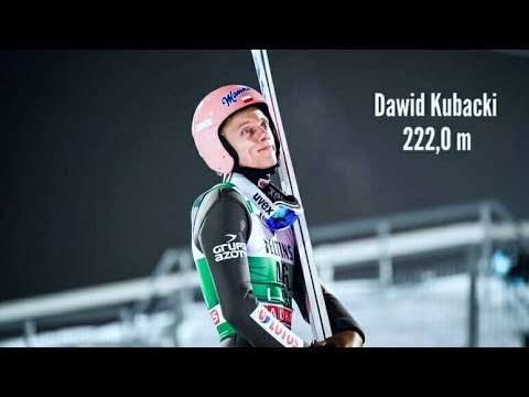 Dawid Kubacki 222,0 m (22.03.2019). Konkurs indywidualny Planica Seven 2019