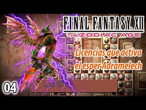 🔴 ¿Qué LICENCIAS ACTIVA 🤔 el esper ADRAMELECH de 🎮 FINAL FANTASY: The Zodiac Age? 📜 [Guía #4]