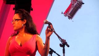 Natasha Salazar at the South of the boarder Feast Aug 11, 2012 vid 2