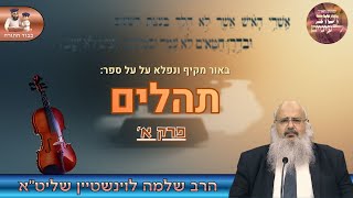 🎻באור מרתק ומקיף על ספר "תהלים" (פרק א') – הרב שלמה לוינשטיין שליט"א (הרב שלמה לוינשטיין) - התמונה מוצגת ישירות מתוך אתר האינטרנט יוטיוב. זכויות היוצרים בתמונה שייכות ליוצרה. קישור קרדיט למקור התוכן נמצא בתוך דף הסרטון