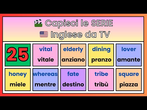 (25) 50 parole inglesi per capire i film e le serie TV