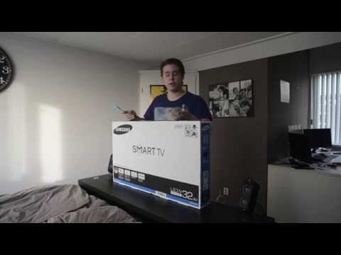 Samsung J5500 series smart tv unboxing & review