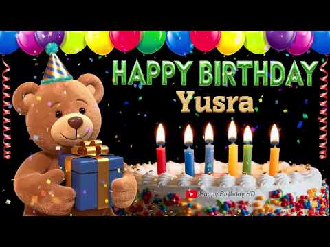 Yusra Happy birthday To You - Happy Birthday song name Yusra 🎁 🎂