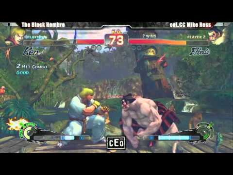 Mike Ross ( E. Honda ) vs The Black Hombre ( Ken ) - CEO 2012