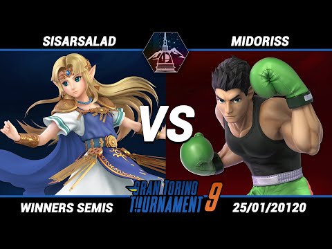 Gran Torino Tournament 9 - SisarsaLad (Zelda, Pikachu) VS Midoriss (Little Mac) - Winners Semis